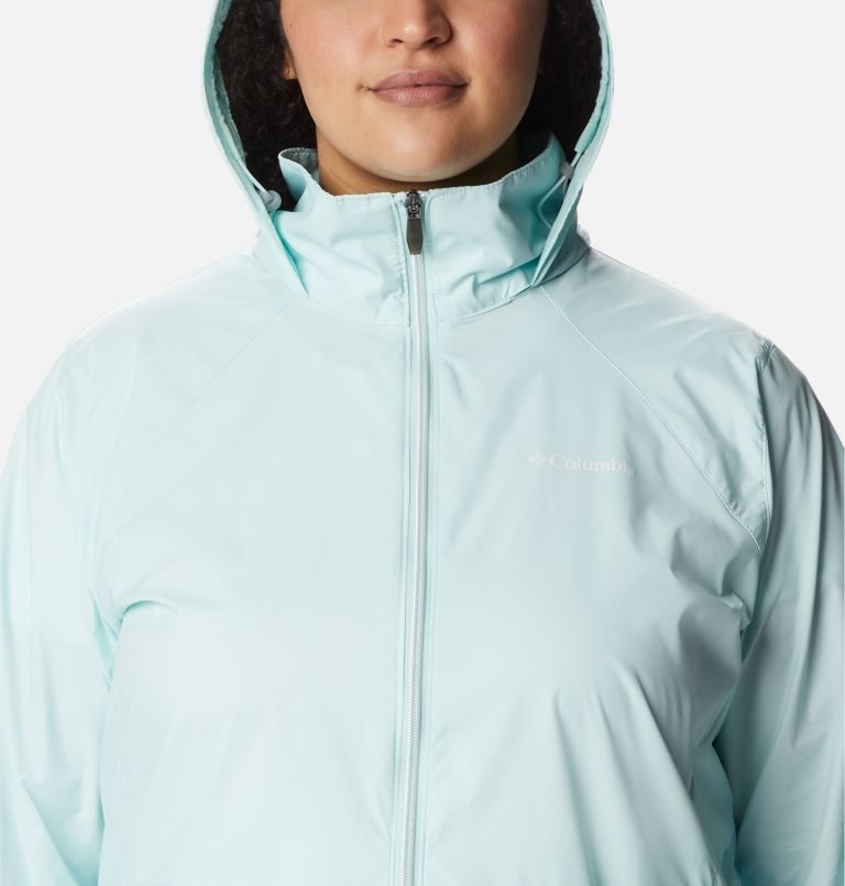 Jacheta Columbia Switchback III Dama Turcoaz | Plus Size DLQ8Z9MSA